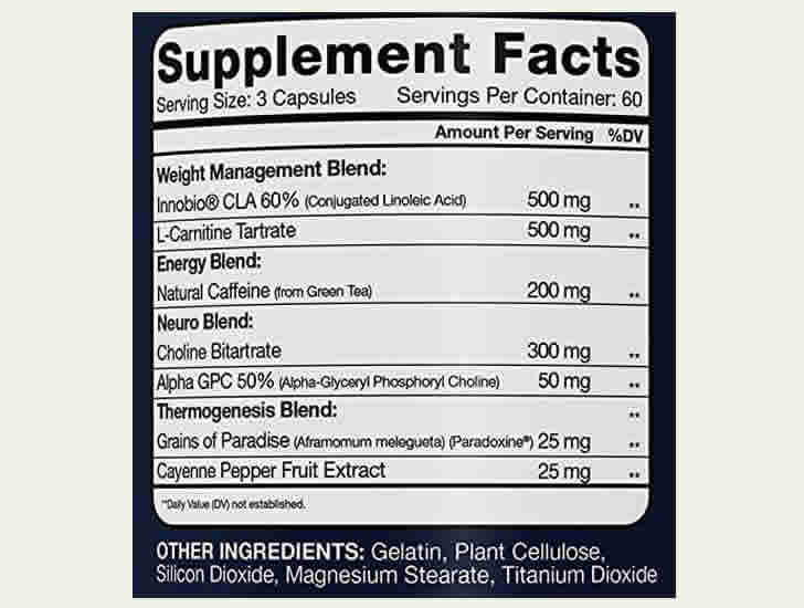 rsp quadralean ingredients